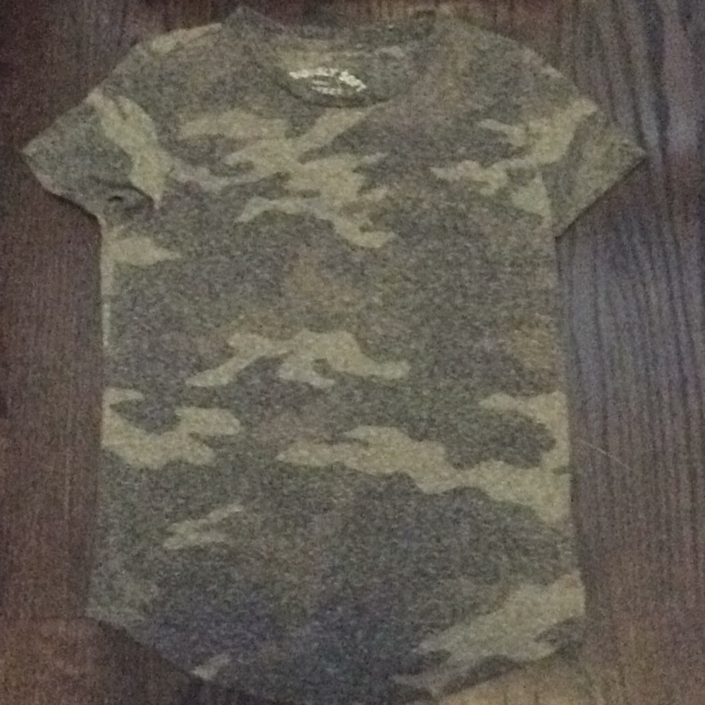 camouflage short sleeve tee shirt